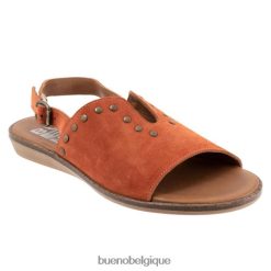 appartements Bueno Footwear dakcha daim rouge femmes RLB848110