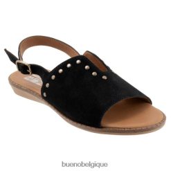 appartements Bueno Footwear dakcha Suède noir femmes RLB848111