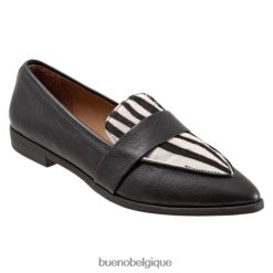 appartements Bueno Footwear granges zèbre noir femmes RLB848150