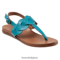 appartements Bueno Footwear Whitney turquoise femmes RLB848169