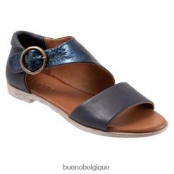 appartements Bueno Footwear yvonne marine marine métallisé femmes RLB848260
