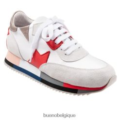 baskets Bueno Footwear petro rouge femmes RLB848411