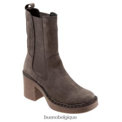 bottes Bueno Footwear cerf nubuck gris femmes RLB84826