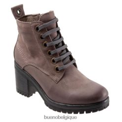bottes Bueno Footwear félix nubuck gris femmes RLB84841