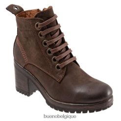 bottes Bueno Footwear félix nubuck marron femmes RLB84840