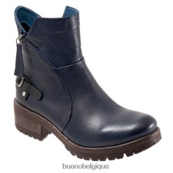 bottes Bueno Footwear tomber sur marine femmes RLB84825