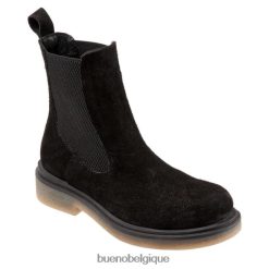 bottes Bueno Footwear wanda Suède noir femmes RLB84812