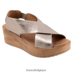 talons Bueno Footwear Noémie taupe métallisé femmes RLB848288